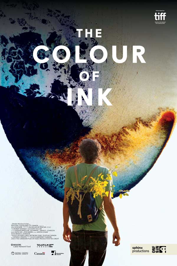 Poster for the documentary movie The Colour of Ink