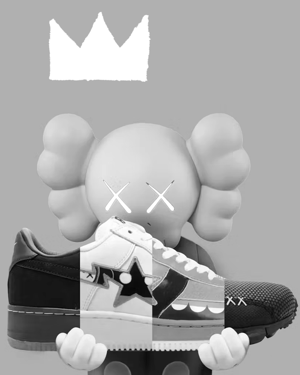 kaws bape basquiat artwork layer 2