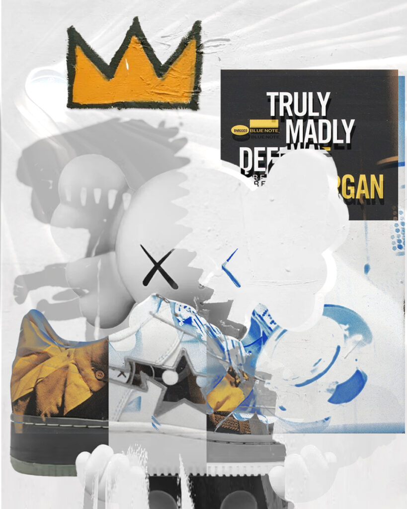 kaws bape basquiat artwork