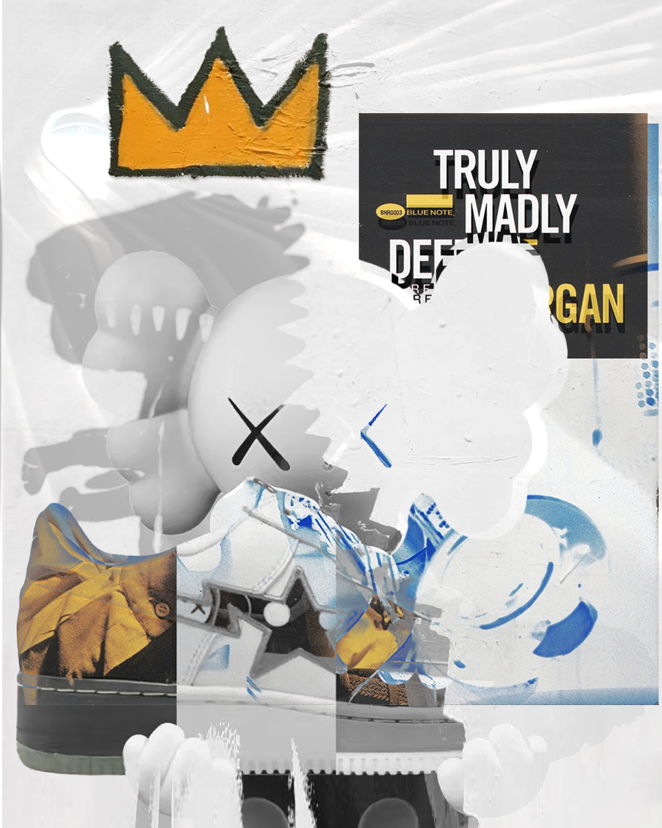 kaws bape basquiat artwork